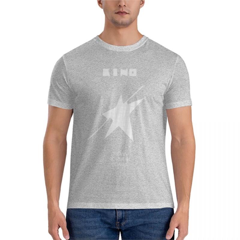 Men Cotton Tshirt Kino Classic T-Shirt Boys Animal Print Shirt New Edition T Shirt Man Black T-shirt