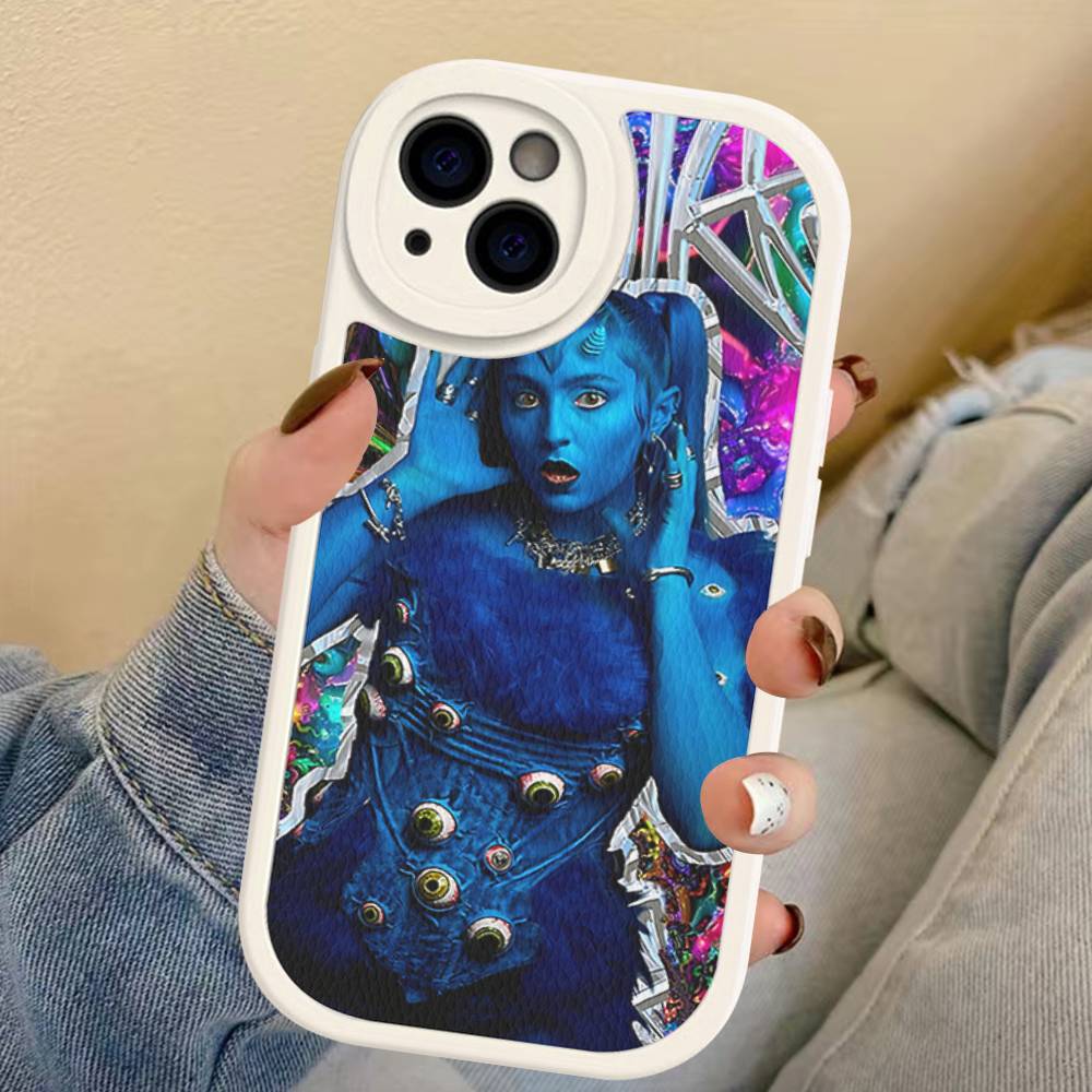 Ashnikko Rapper Leather Phone Case For IPhone 16 15 14 13 12 11 Pro Max Plus Shockproof Cover