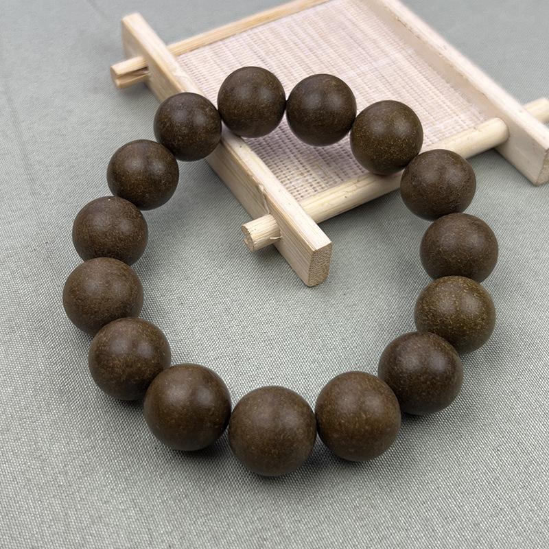 **Elegant Fragrance**: Natural Herbal Incense Bead Bracelet - Medicinal Aroma Gift Jewelry