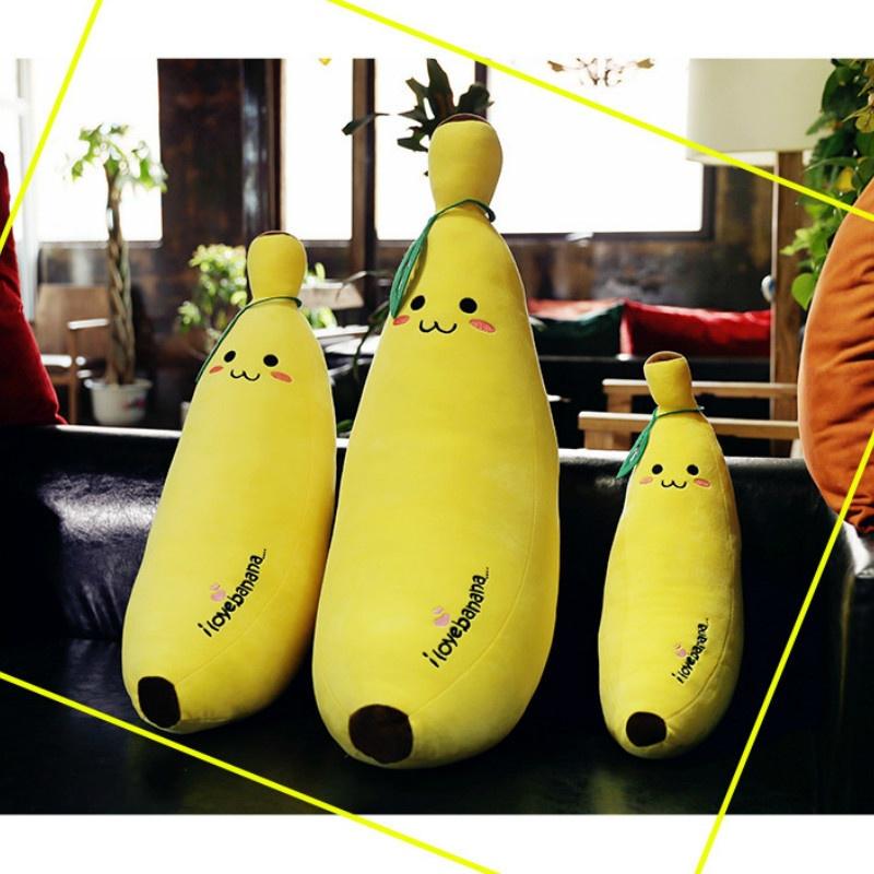 1Pcs Soft Banana Plush Pillow Banana Pillow Creative Girls Valentine's Gift Fruit Plush Toys