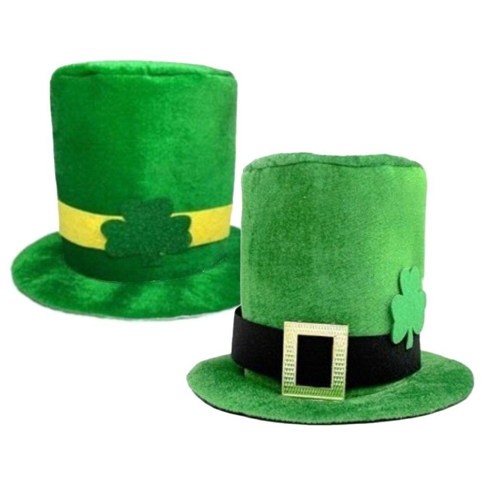 4pcs Set Fake Beard Saint Patrick's Day Top Hat Irish Festival Costume  Theme Party Decor