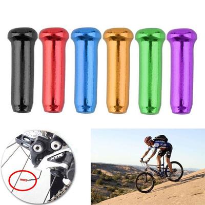 Praktisches Fahrrad Zubehör Schalthebelkabel Abdeckung Fahrrad Bremszug Endkappe Aluminiumlegierung