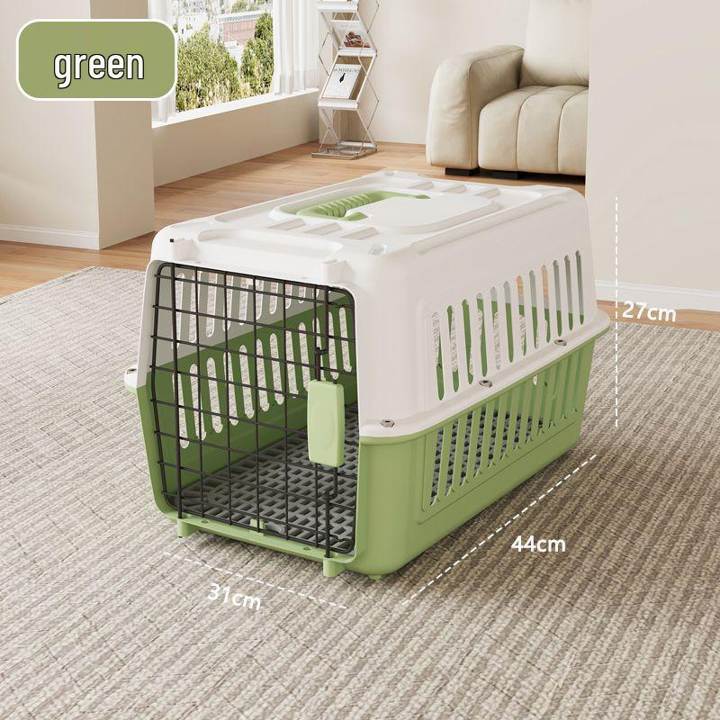 Mee Portable Pet Carrier for Cats and Dogs - Travel Air Transport Cage for Small & Medium Pets