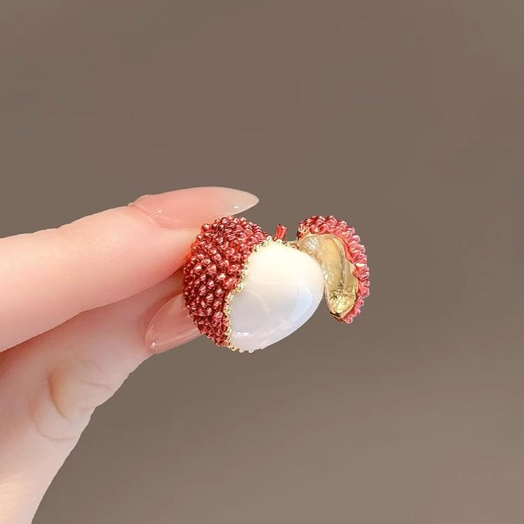 Matte Gold Pearl Wheat Ear Corsage Brooch for Women - High-End Versatile Pin with Anti-Exposure Design