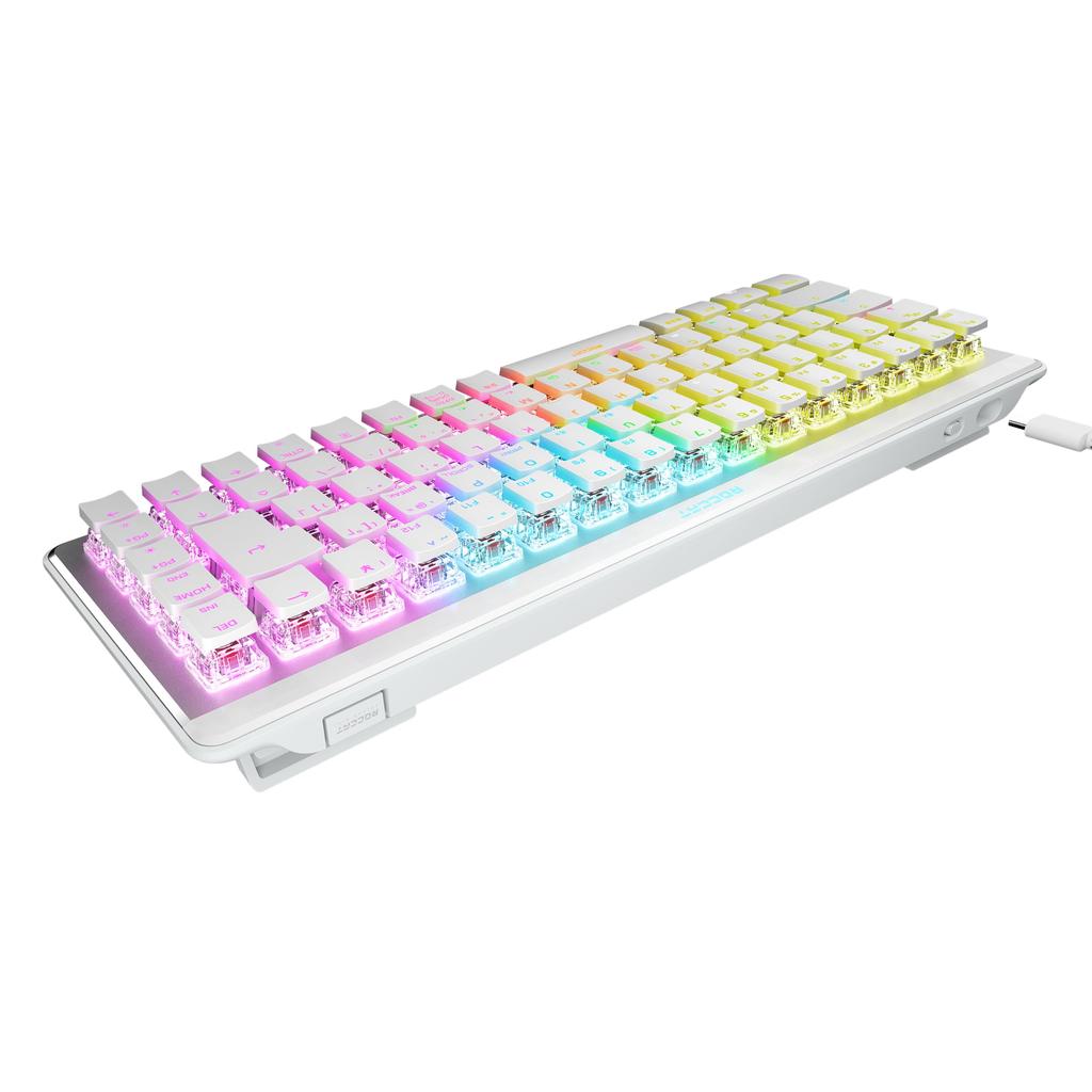 ROCCAT Vulcan II Mini Air Gaming Japanese Layout Mini Headlight Optical Linear Customizable Onboard Profile Japanese Keyboard, (JIS), Wireless,