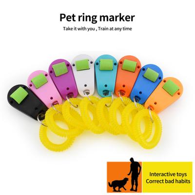 Yousheng Haustier-Trainings-Clicker Bequemer Knopf Kompakter Katze Hund Verhaltensverstärker Trainer Haustierbedarf