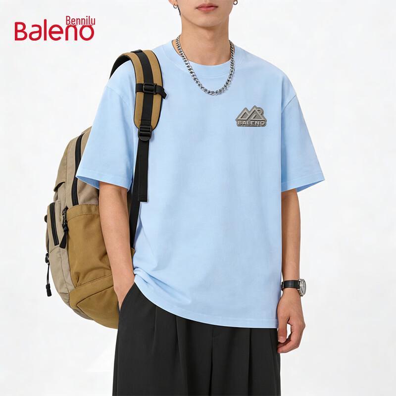 Baleno Men's Pure Cotton Short Sleeve T-Shirt