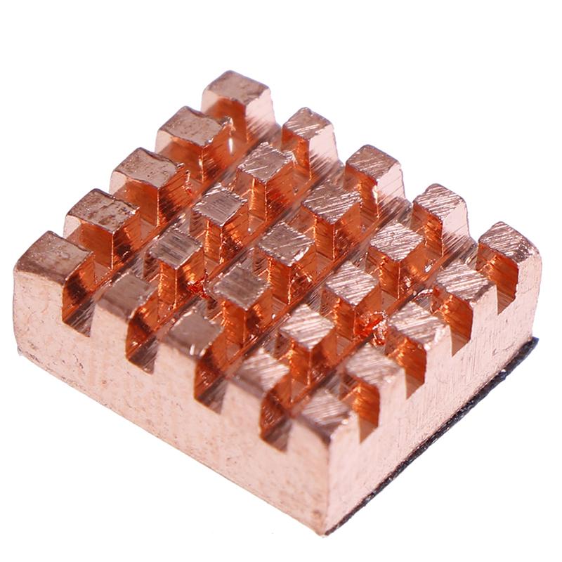 3Pcs/Set Raspberry Pi 4B Copper Cooling Pad Heatsink Radiator Cooling Kit