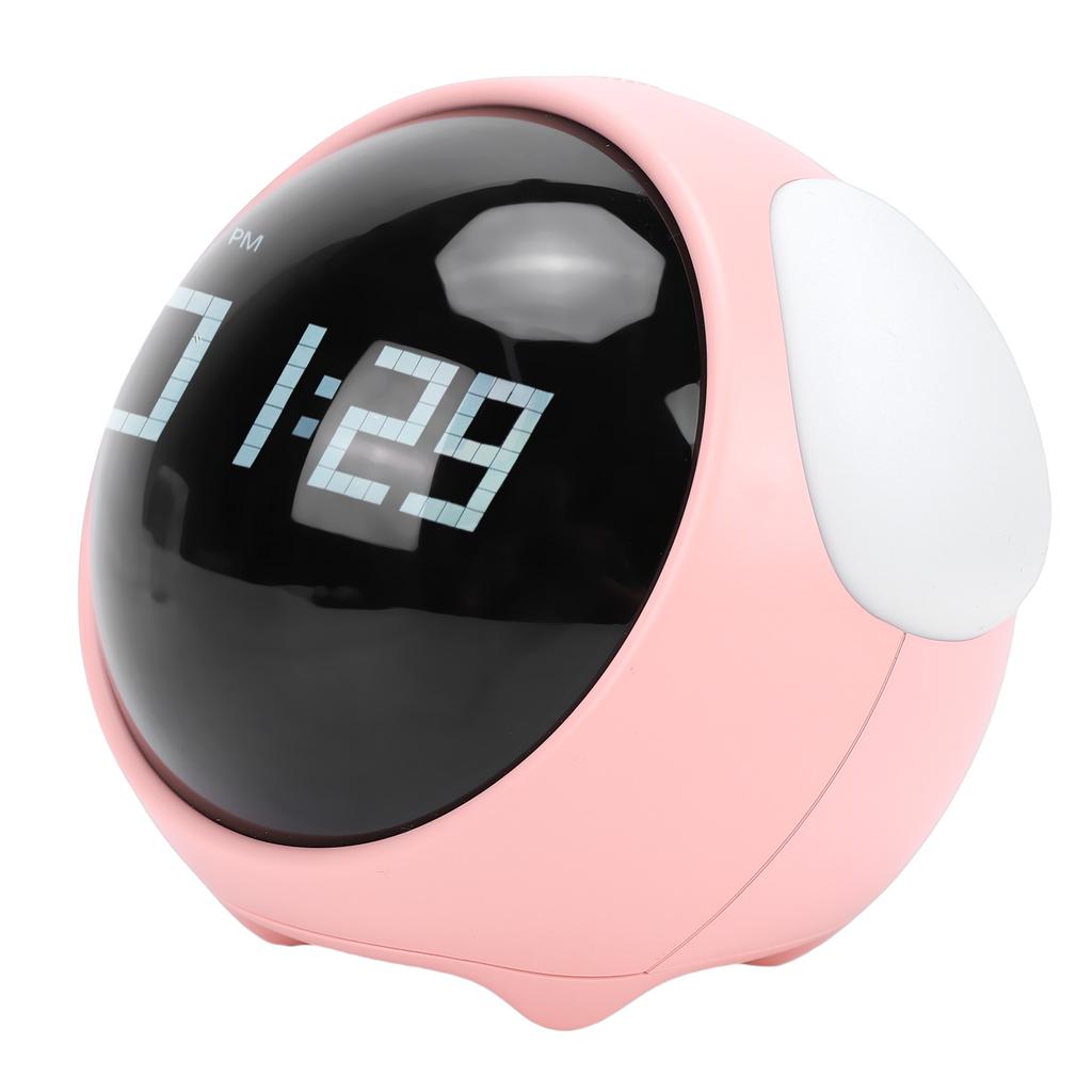 Kids Alarm Clock   Brightness Night Light Voice Activated Wake Up Alarm Clock Toy for Toddlers Students Boys Girls