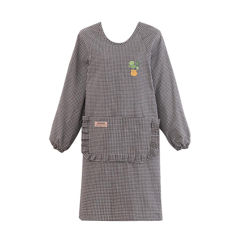 Extended Cotton Coveralls for Adults, Long-Sleeved, Stain-Resistant Apron for Work, Home, Kitchen, and Commuting