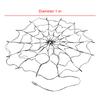 Light Up Giant Spiderweb 70 LED with Plush Spider Stretch Cobweb Lighted Decor Giant Lighting Halloween Spider for Yard Outside