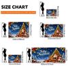 1Pcs Merry Christmas Scene Pattern Decoration Background Winter Backdrop For Photo Studio Photo Booth Party