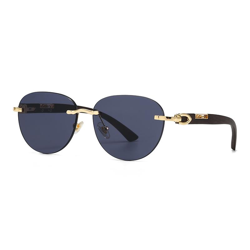 Metal Round Sunglasses Retro European American Star Trendy Street Style Fashion Sunglasses 3073