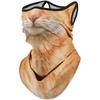3D Dyr Magisk Skjerf Bandana Pustende Halsvarmer Gaiter Hengeøre Utendørssport Trekantet Ansiktsmaske Skjerf Sommer