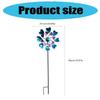 Decorative Metal Wind Spinner Windmill Sculpture Suitable For Lawn Landscape Outdoor Gardens Rotating Art Yard Sculpture