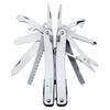 SwissTool Spirit X Plus Ratchet Silver with Nylon Case A with 36 Functions Including a and Locking - Swiss-made Multi-tool Knife, Pliers,