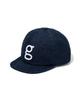 [go Slow Caravan] 349102 G-patch Denim Short Visor Cap, Dark Indigo, Free Size