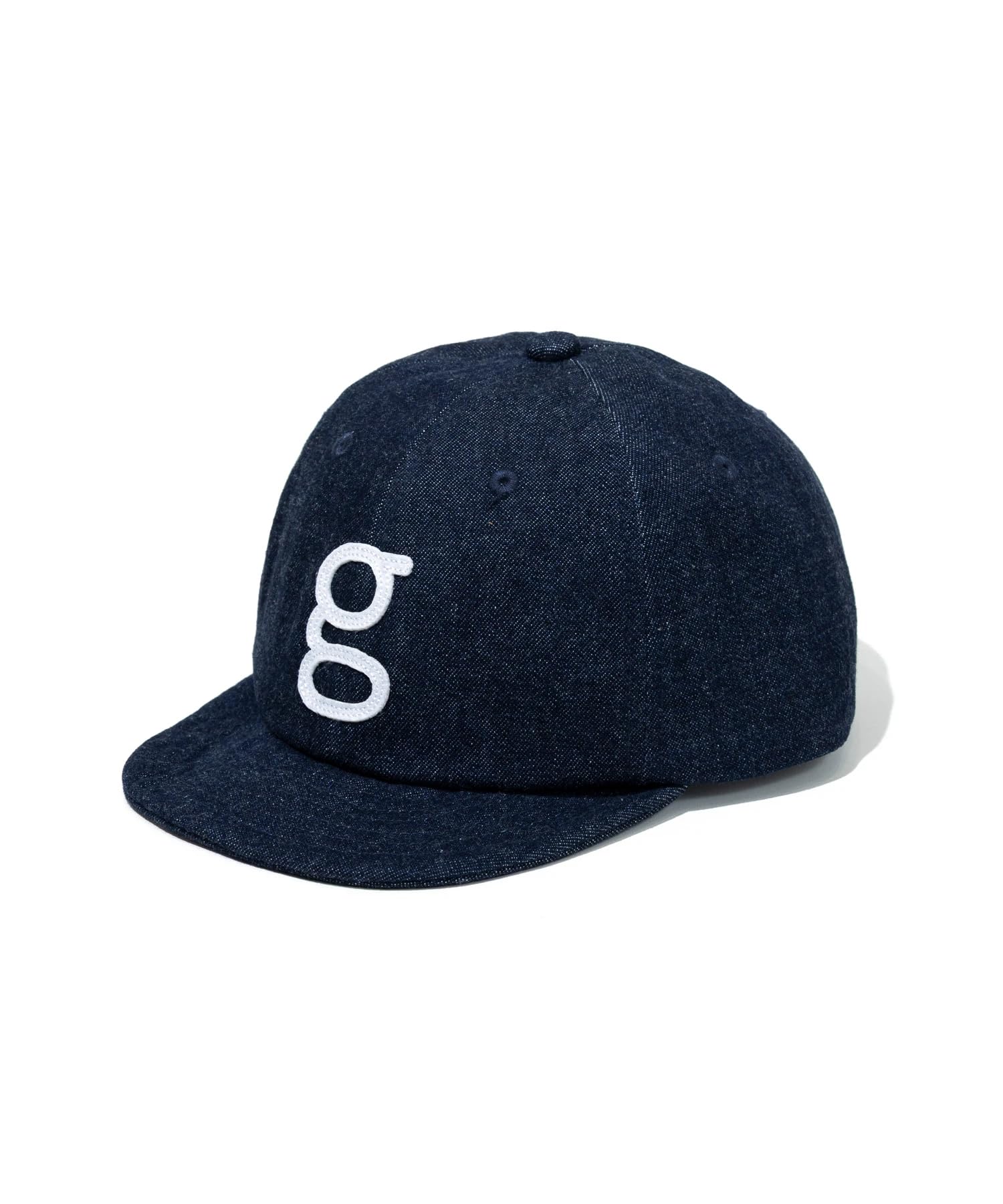 

[go slow caravan] 349102 g-patch denim short visor cap, dark indigo, Free size