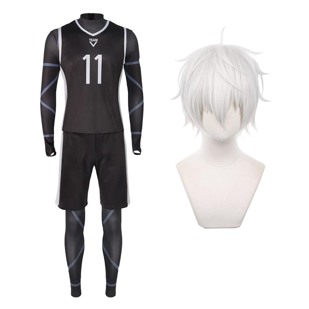 Blue Lock Cosplay Nagi Seishiro Cosplay Kostým s Nagi Seishiro Fotbalový Tréninkový Tým Nagi Budova První Číslo Dresu Blue Lock Pořadí 251 Seishiro