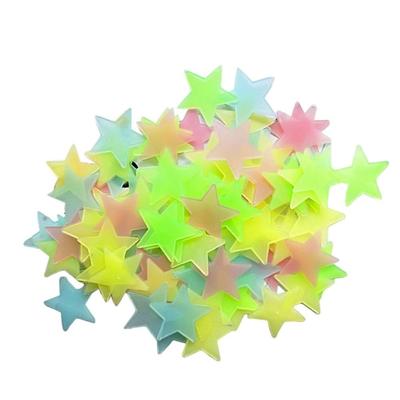 Glow In The Dark Glow Wall Stickers 3D Wall Decals Bedroom Ceiling Livingroom