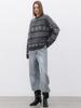 ATELIER NAIN (T-7148)Snow Flakes Knit Pullover