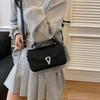 New fashion portable small square bag women's 2025 trendy versatile shoulder bag casual simple messenger women's bag