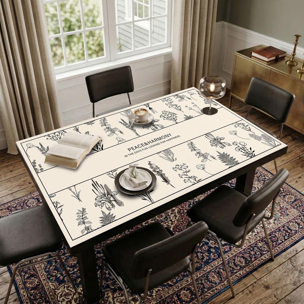 Placemats, sideboard mats, waterproof, heat-resistant, washable, living room table mats, coffee table mats