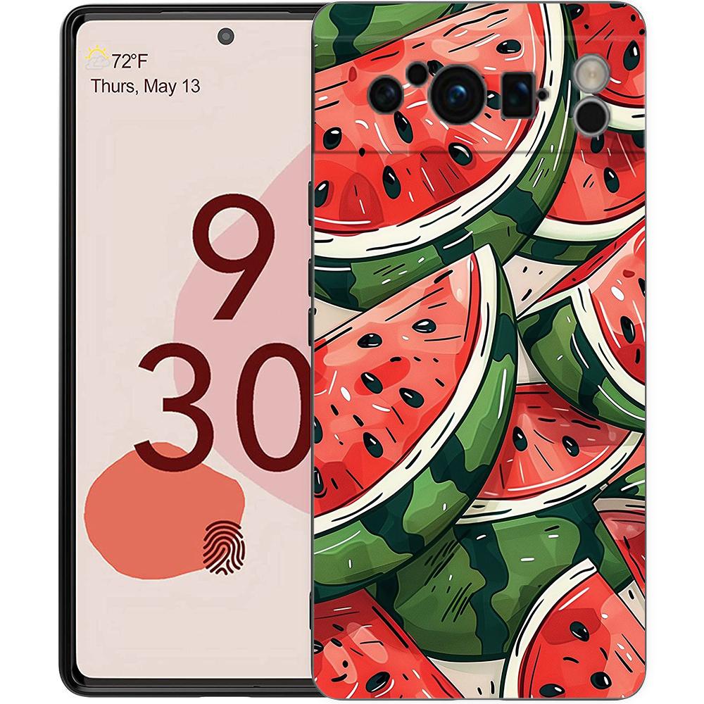 

Phone Case Cover for Google Pixel/9/8/7/6/7A/6A/Pro Shockproof Soft TPU 9/Pro/XL Shell Capas Fundas Watermelon Fruit Coque Bags Google Pixel 9