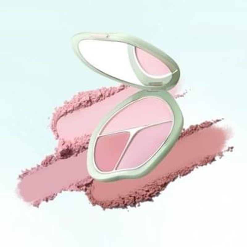 TIMAGE - Бодрая и сияющая палетка румян Румяный нефрит 02# Shy Peach