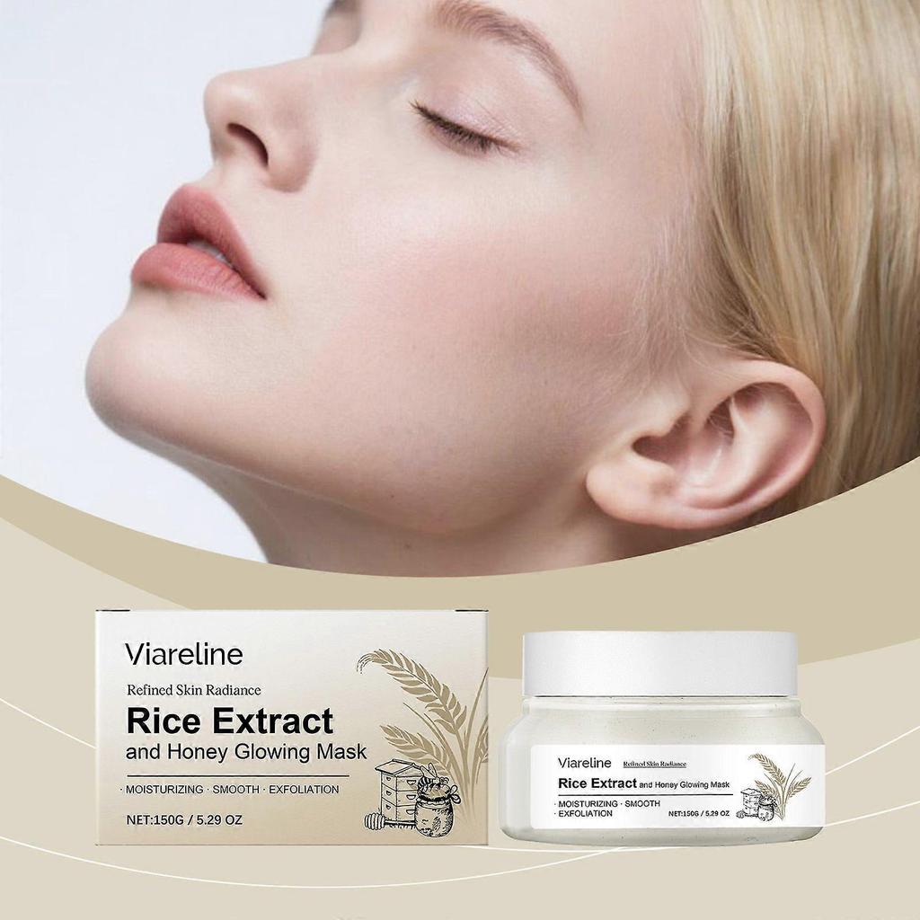 Viareline Rice and Honey Mask: Brightens skin tone, leaving it radiant, smooth, soft, and hydrated