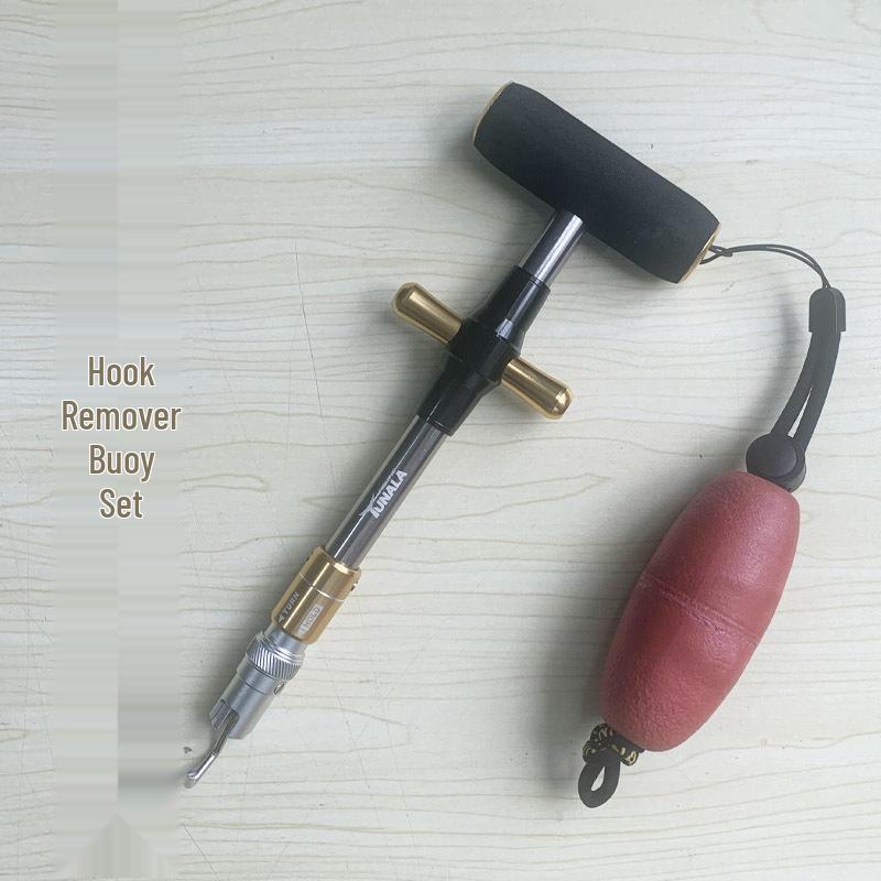 Multi-Function Aluminum Fish Hook Remover for Deep Throat Unhooking