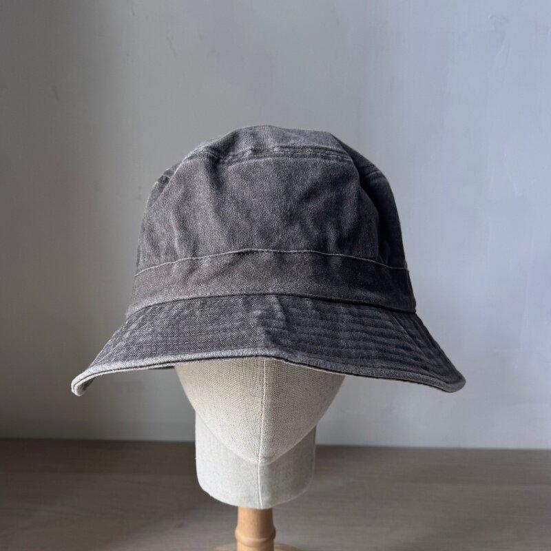 Bavlněný klobouk typu bucket s popruhem na bradu Nadměrný klobouk do slunce Bob Chapeau Šňůrka Panama Letní Rybářský Venkovní Ochrana proti UV Unisex Čepice
