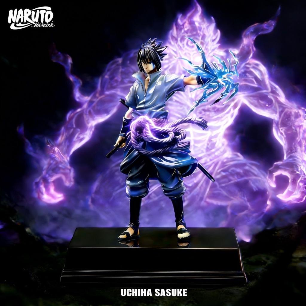 Anime Figure Shippuden Figurine Uzumaki Uchiha Sasuke PVC Action Toy Statue Collection Model Doll Birthday Gifts Anime Figure