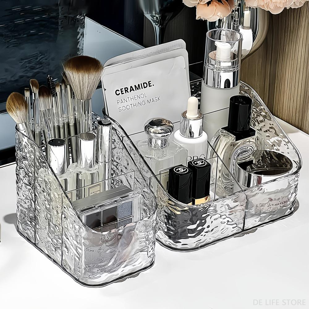 Cosmetic Storage Box For Vanity Makeup Organizer Clear Acrylic Skincare Organiser For Lipstick Cosmetic Organizer Perfume Holder