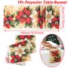 Christmas Table Runner Merry Christmas Decorations for Home 2025 Xmas Table Flag Cover Navidad Natal New Year Tablecloth 2026