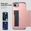 Suitable IPhone17e Phone Case 16SGP Slide Card Two-in-one Wallet SE3 Protective Cover