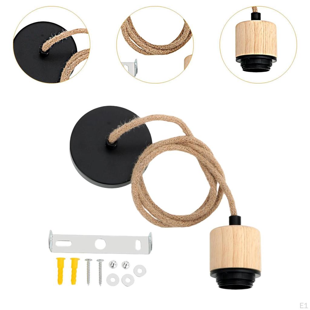 E27 Light Cord for Pendant Lamp Installation in Living Room