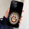 Coque de téléphone classique Galatasaray S-SK1905 Pour iPhone 16,15,14,13,12,17,Pro Max,Plus Coque en Silicone Noir