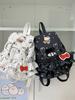 Hello Kitty Bookbag For Girls Large Nylon Fashion Backpack With Drawstring Closure