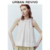 UR Women's Elegant Color-Block Sleeveless Blouse