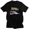 Custom Back To The Future T Shirt Men Short-Sleeve Science Fiction Film T-shirts Casual Tee Tops Slim Fit Tshirt Merch - Men'...
