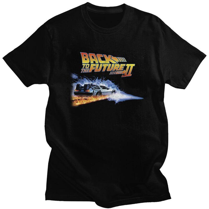 

Custom Back To The Future T Shirt Men Short-Sleeve science fiction film T-shirts Casual Tee Tops Slim Fit Tshirt Merch - Men ... S разноцветный