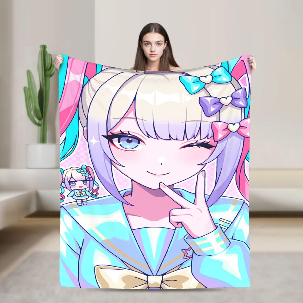 Needy Streamer Overload Kangel Plush Blanket Kids Adult Flannel Throw Blanket For Couch Chair Quality Bedspread Gift