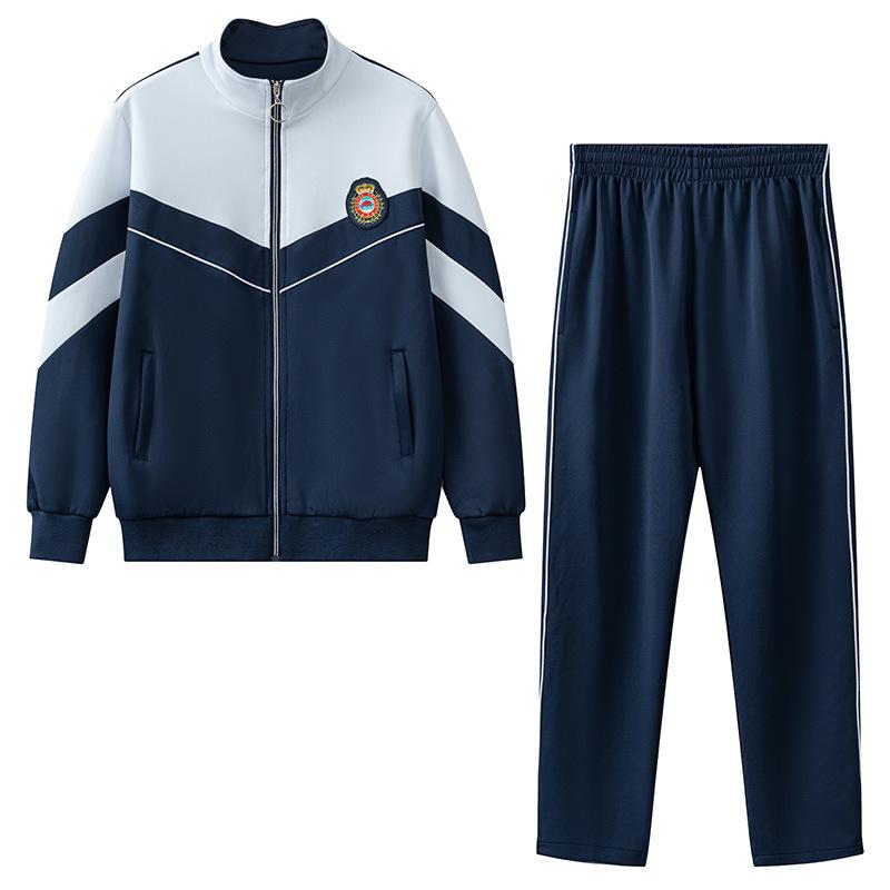 

Спортивный комплект с длинным рукавом в стиле кампус для родителей и детей для начальной и средней школы 140