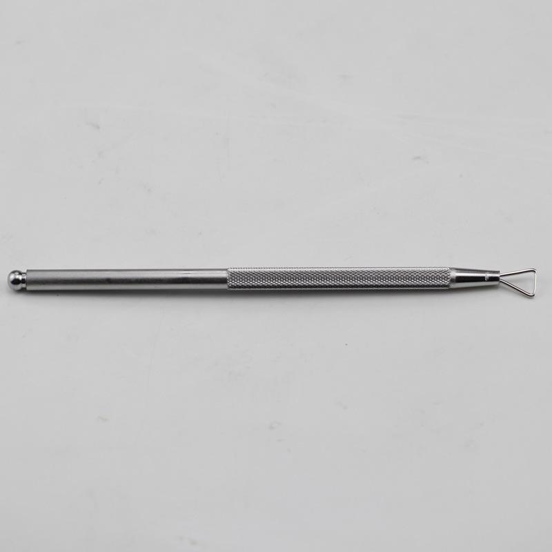 Aynalı Bitişli Jel ve UV Oje İçin Çift Kullanımlı Paslanmaz Çelik Oje Çıkarıcı ve İtici