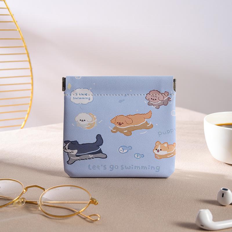 Kosmetická taštička s potiskem šrapnelu: Přenosné pouzdro na rtěnky se samouzavírací funkcí