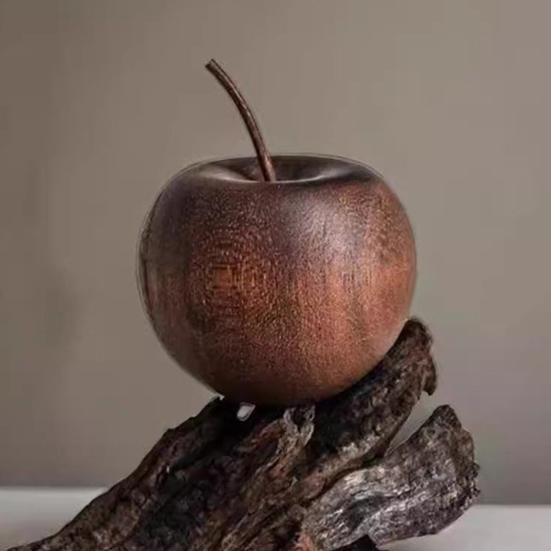 Mini Holz Fruchtförmiger Ätherisches Öl Diffusor Tragbarer Lufterfrischer Rustikaler Auto Aromatherapie Diffusor für Auto Haus Schlafzimmer Büro Schreibtisch Sauna Yoga