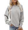 Autumn & Winter Women's Loose Round Neck Plus Velvet Hoodie