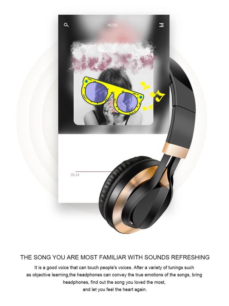 Universal Piano Student Headset with 6.5mm Plug for Phones and Laptops