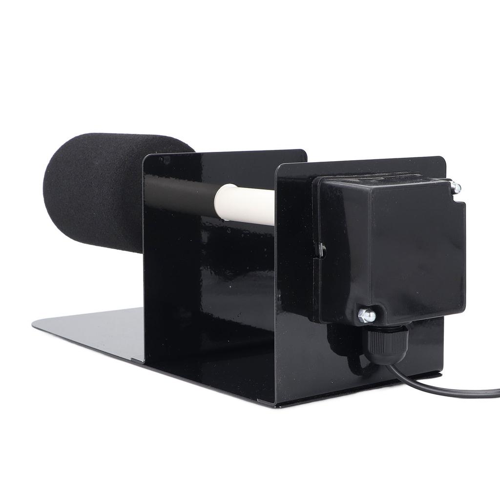 Single Shaft Cup Turner with Stand and 2 Sponges Metal Structure Cup Rotating Machine Kit for DIY Epoxy Crafts EU Plug